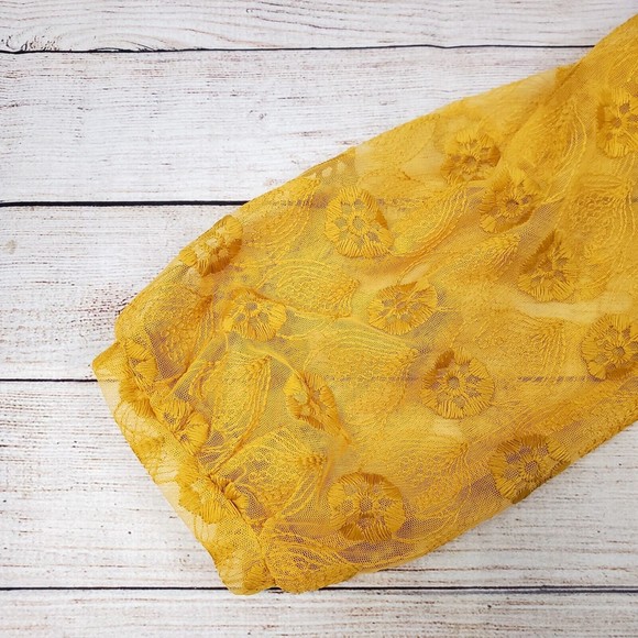 Elestory Enchanted Lace Embroidered Floral Maxi See Through Dress Size XL NWT - Picture 9 of 9